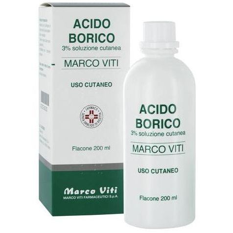 Marco Viti Acido Borico Per Disinfettare 3% Flacone Da 200 Ml