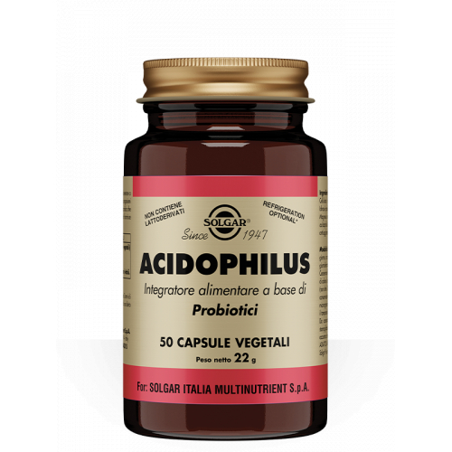 Solgar Acidophilus Integratore Alimentare 50 Capsule