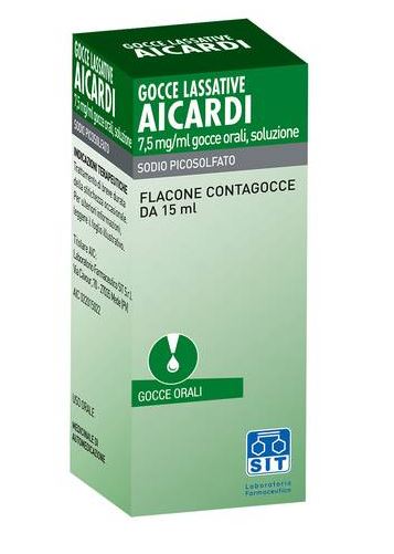 Aicardi Gocce Lassative Sodio Picosolfato Stitichezza 15 Ml