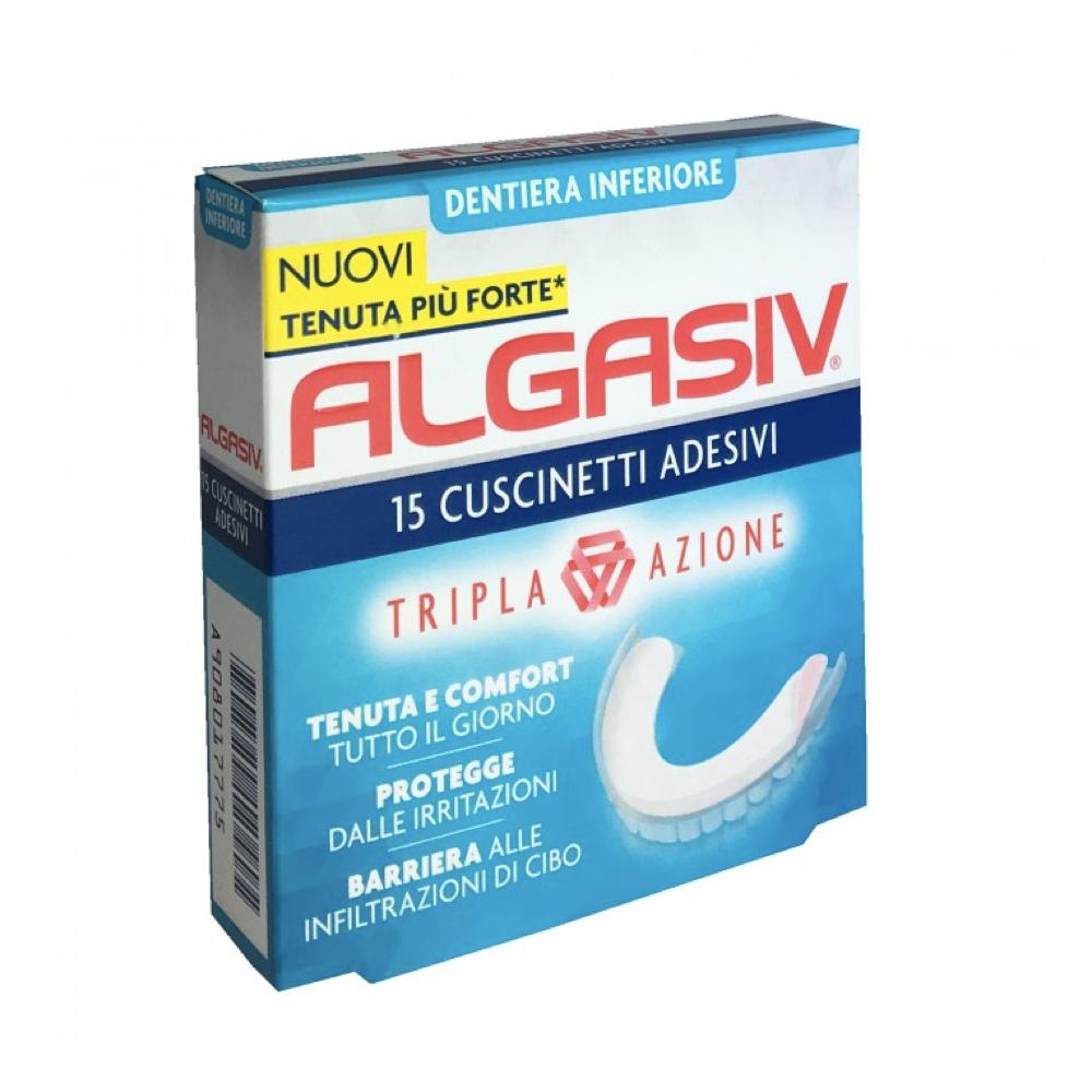 Algasiv Adesivo Protesi Inferiore 15 Pezzi
