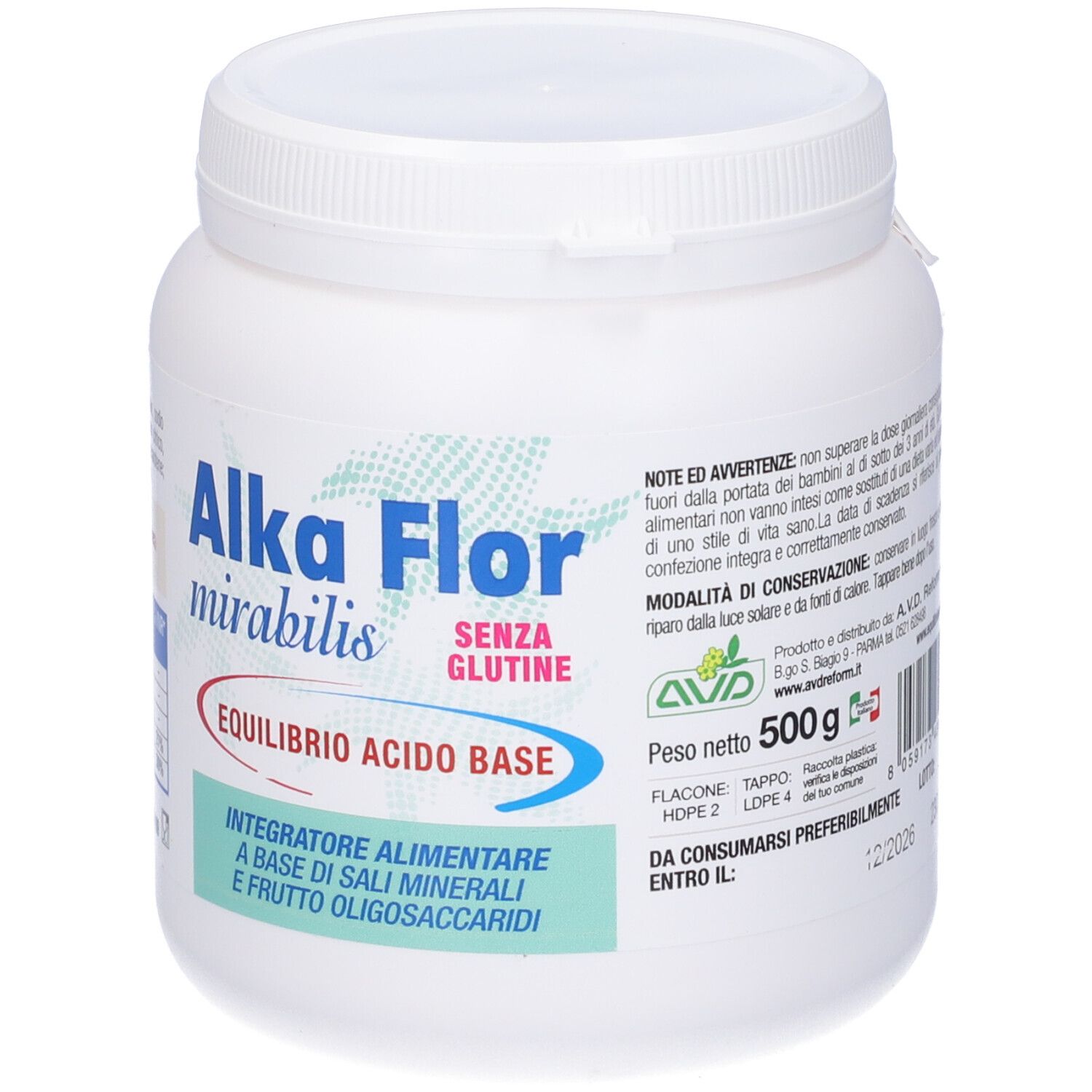 Avd Reform Alka Flor Integratore Alimentare 500 Gr
