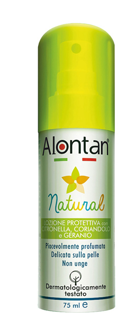 Alontan Natural Spray Contro Zanzare Flacone 75 Ml