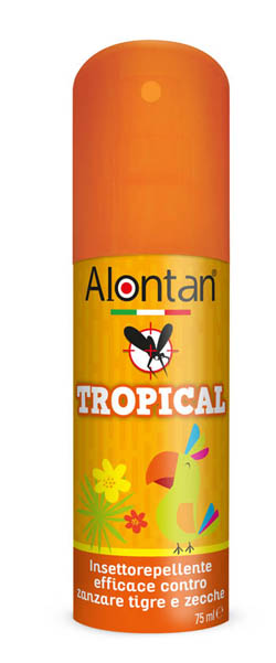 Alontan Tropical Spray Contro Zanzare Tigri E Zecche 75 Ml