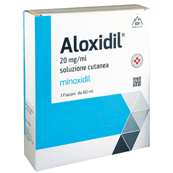 Aloxidil Soluzione 3 Flaconi 60 Ml Contro Alopecia