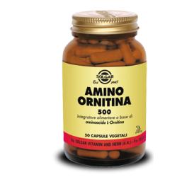 Solgar Amino Ornitina 500 Integratore Alimentare 50 Capsule