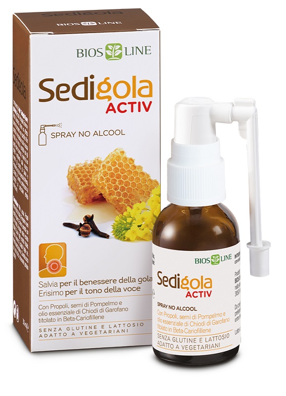 Biosline Apix Sedigola Activ Spray Per La Gola 30 Ml
