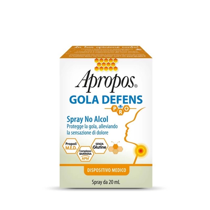 Apropos Gola Defens Senza Zucchero 20 Pastiglie Arancia