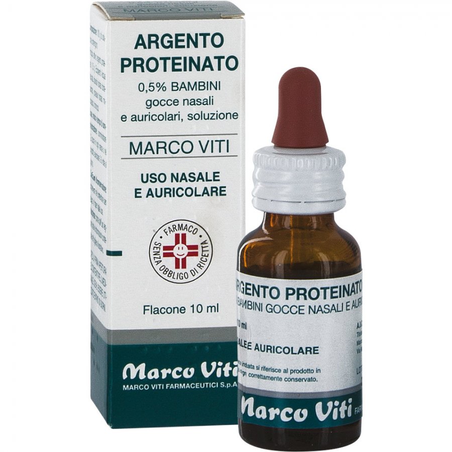 Marco Viti Argento Proteinato 0,5% Flacone Da 10 Ml