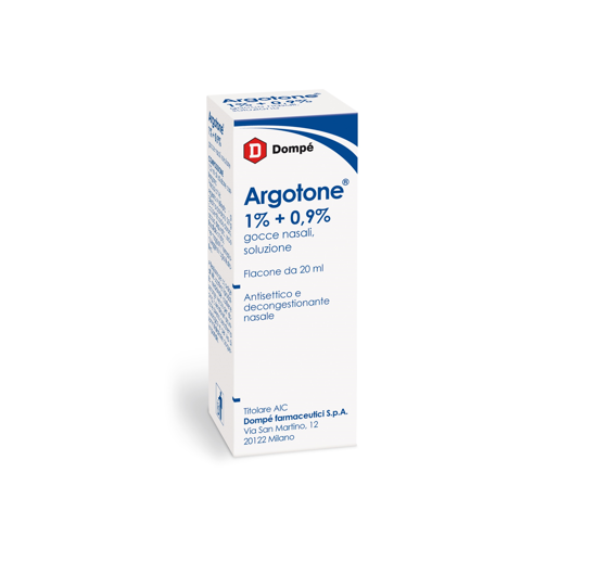 Argotone Gocce Nasali Antisettico E Decongestionante 20 Ml