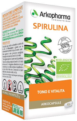 Arkocapsule Spirulina Bio Integratore 45 Capsule