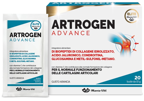 Marco Viti Artrogen Advance Integratore Per Le Ossa 20 Bustine