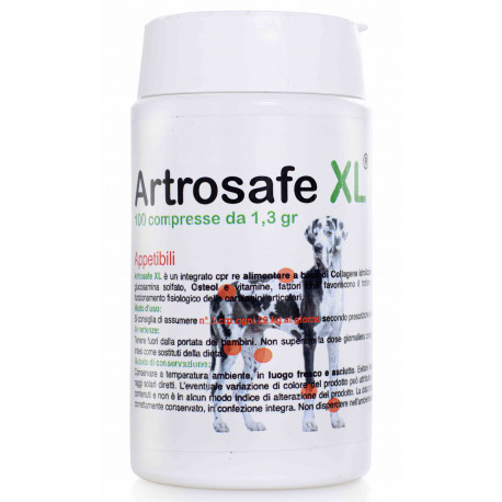 Artrosafe Xl Integratore Alimentare Per Cani 100 Compresse