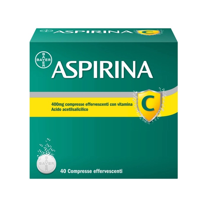 Aspirina C 40 Compresse Effervescenti 400 + 240 Mg