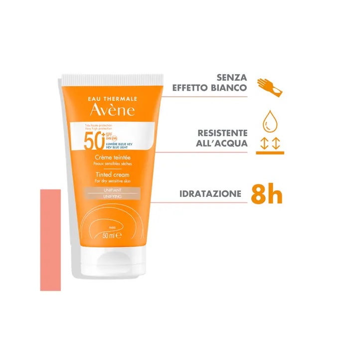 Avene Crema Solare Colorata Spf 50+ 50 Ml