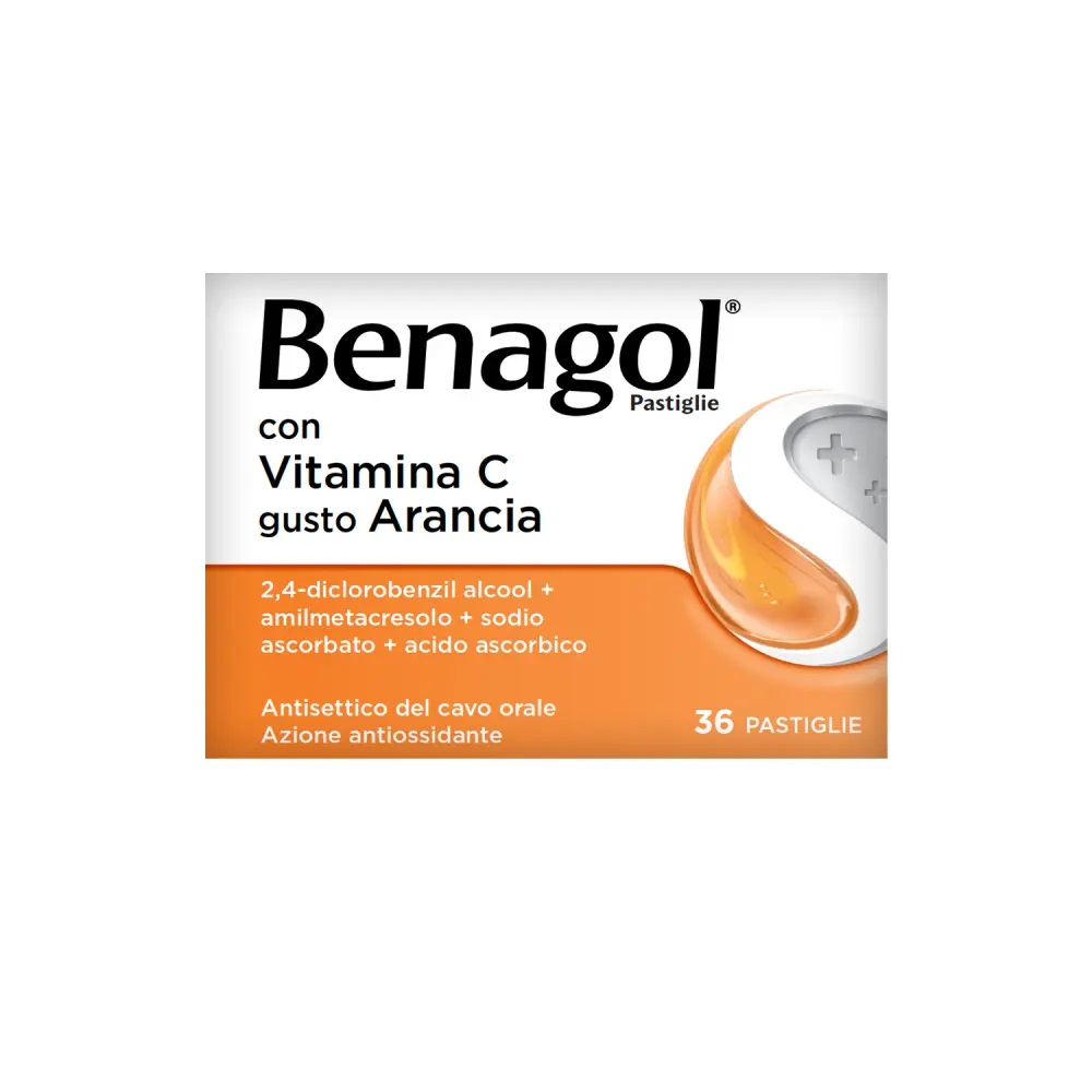 Benagol Vitamina C 36 Pastiglie Gusto Arancia