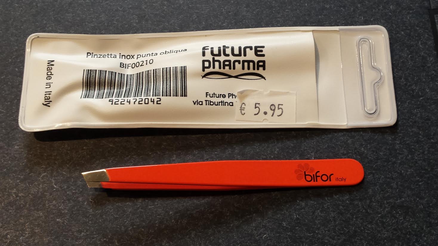 Bifor Pinzetta Punta Obliqua