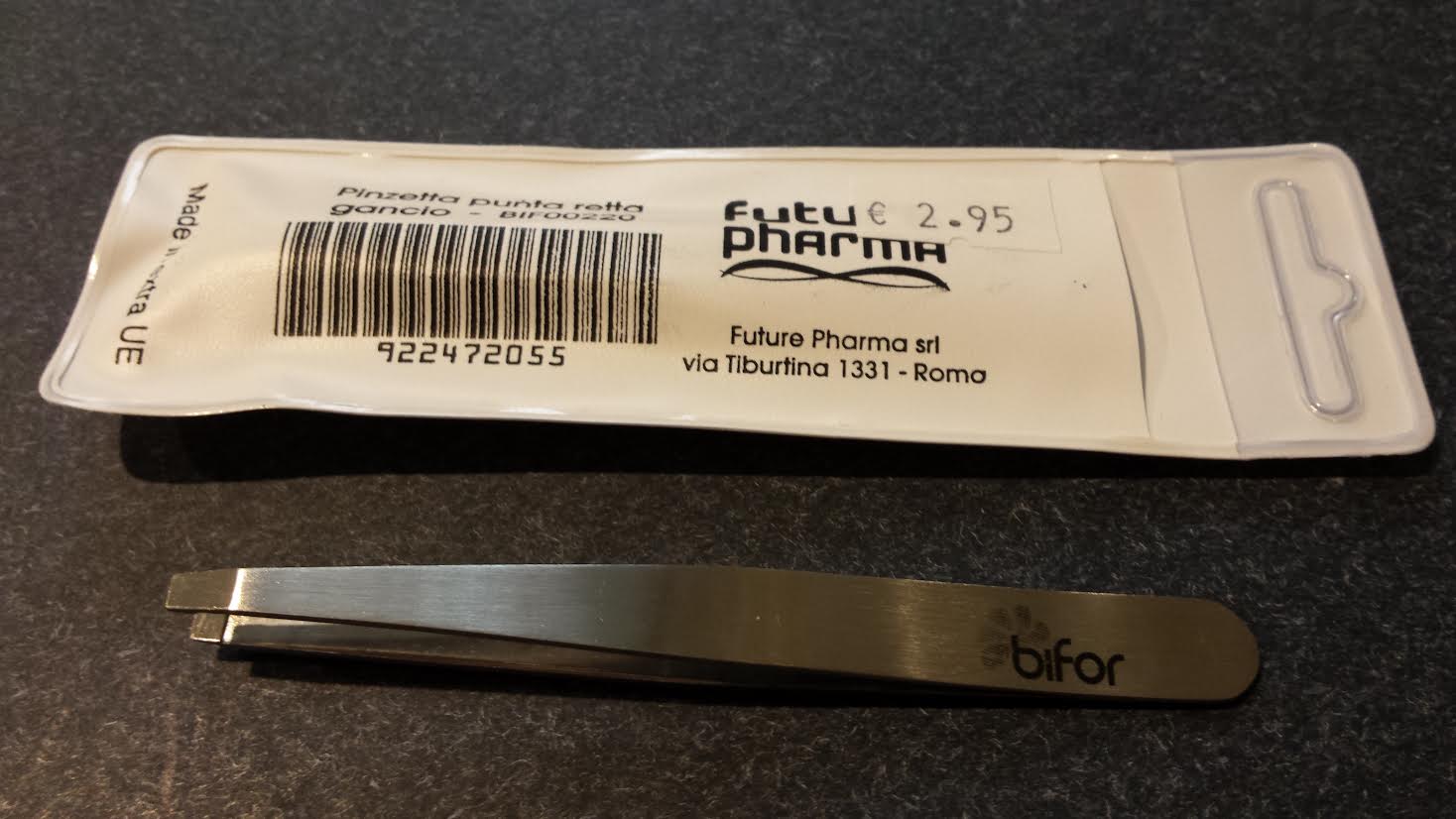 Bifor Pinzetta Punta Obliqua