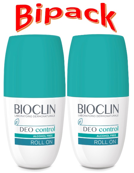 Bioclin Deo Control Roll On Bipack Per La Sudorazione 50 Ml