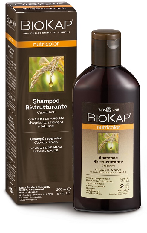 Biosline Biokap Nutricolor Shampoo Ristrutturante Capelli Tinti