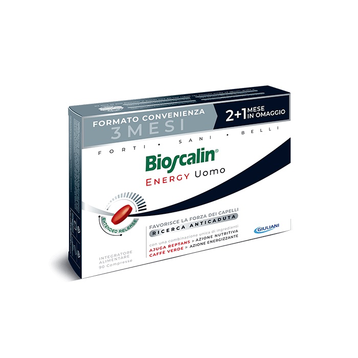 Bioscalin Energy Uomo Per Capelli 90 Compresse