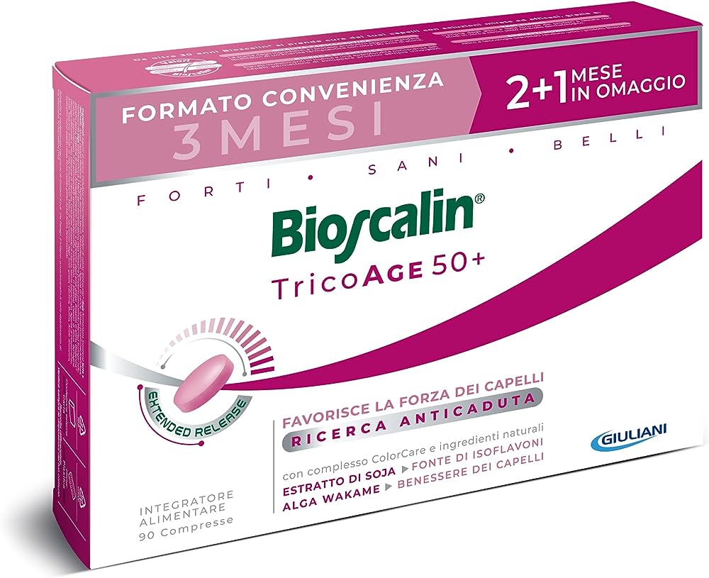 Bioscalin Tricoage 50+ Integratore Capelli 90 Compresse