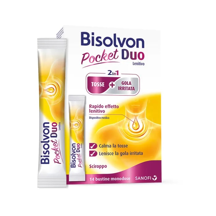 Bisolvon Pocket Duo Lenitivo Contro Tosse 14 Bustine