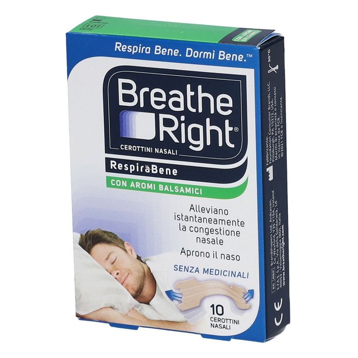 Breathe Right Cerotti Nase Balsamici 10 Pezzi