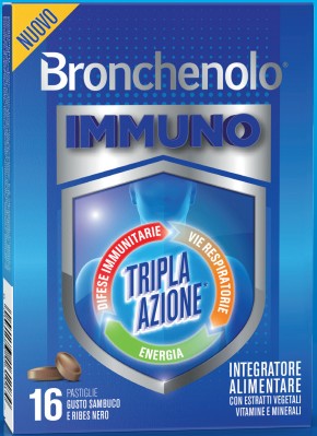 Bronchenolo Immuno Integratore Sistema Immunitario 16 Pastiglie