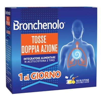 Bronchenolo Tosse Doppia Azione Integratore 10 Bustine