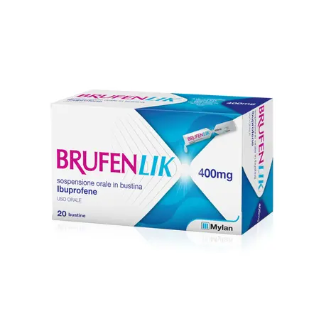 Brufenlik Sospensione Orale Antinfiammatorio 20 Bustine 400 Mg