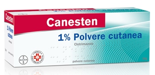 Canesten Polvere Cutanea Pelli Secche E Pieghe Cutanee 30g 1%