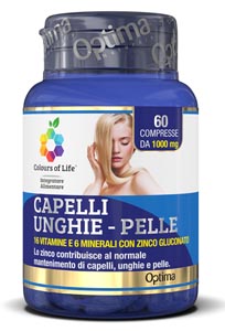 Optima Naturals Capelli Unghie Colours 60 Compresse