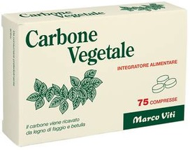 Marco Viti Carbone Vegetale Per Gonfiore Addominale 75 Compresse