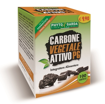 Carbone Vegetale Phyto Garda 100 Compresse