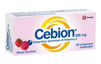 Cebion Vitamina C 20 Compresse Senza Zucchero