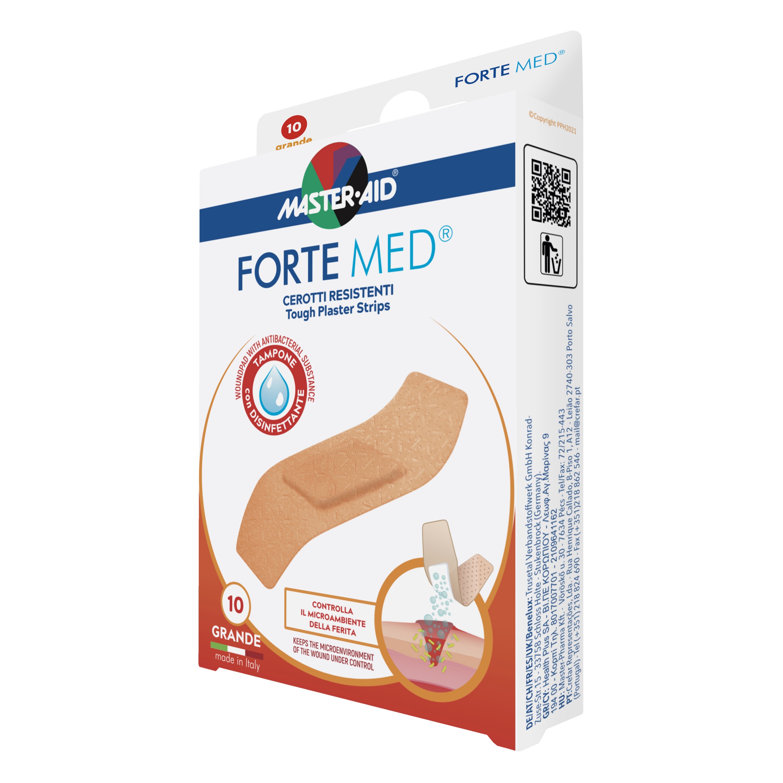 Master Aid Cerotto Grande Fortemed 10 Pezzi