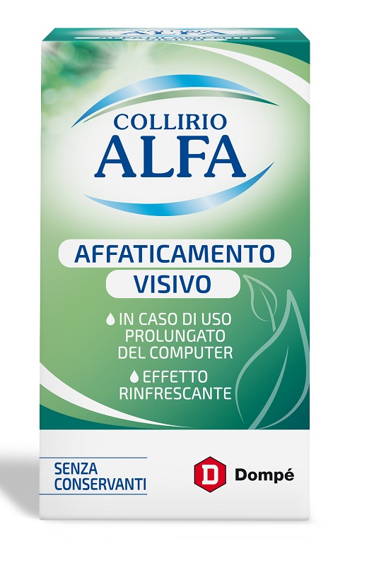 Collirio Alfa Affaticamento Visivo Gocce Oculari 10 Ml