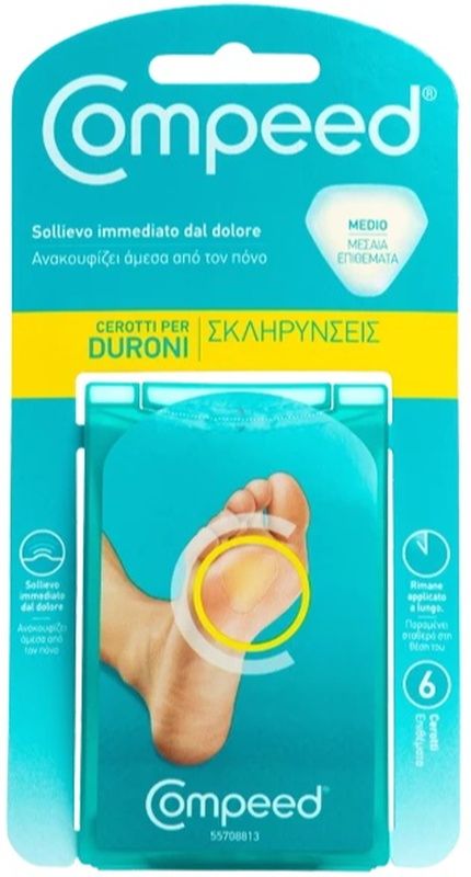 Compeed Duroni Cerotto Medio 6 Pezzi