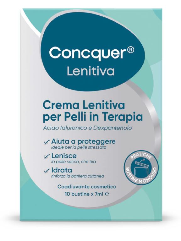 Concquer Crema Lenitiva Per Pelle Confezione Da 10 Bustine