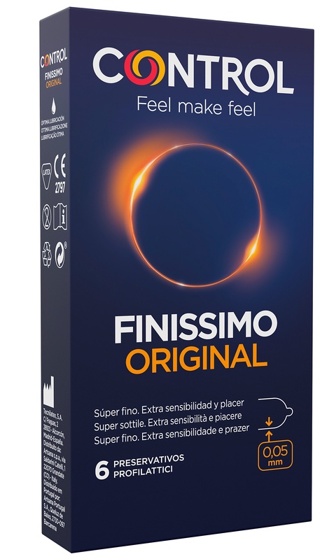 Control Finissimo Original Preservativi In Lattice 6 Pezzi