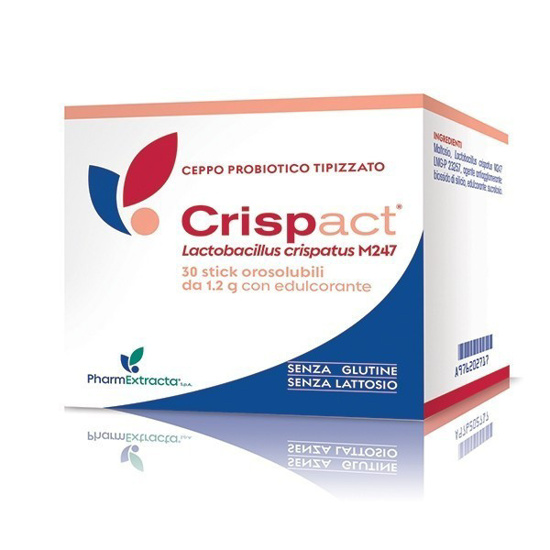 Crispact  Integratore Alimentare Fermenti 30 Stick Orosolubili