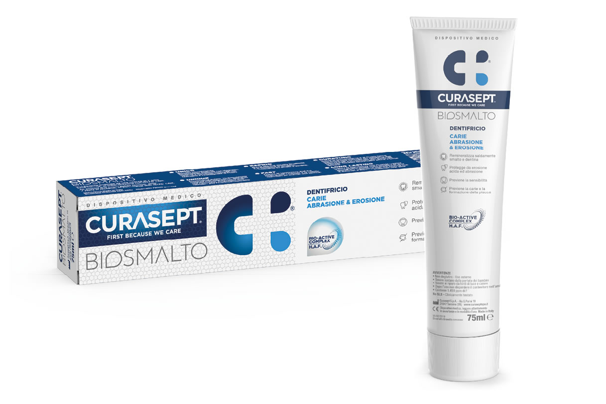 Curasept Biosmalto Dentifricio Prevenzione Carie Tubetto 75 Ml