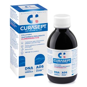 Curasept Collutorio Per L'igiene Della Bocca 0.12 Ads+dna 200 Ml