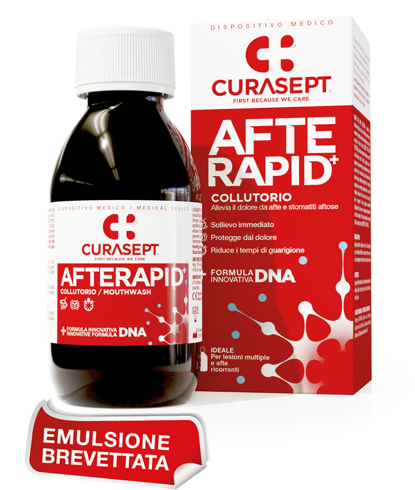Curasept Collutorio Afte Rapid Contro Le Afte 125 Ml