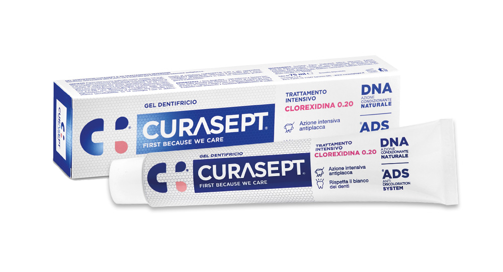 Curasept Dentifricio Antiplacca 0.20 Ads+dna 75 Ml