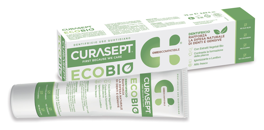 Curasept Ecobio Dentifricio Per L'igiene Della Bocca 75 Ml