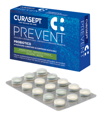 Curasept Prevent Probiotico Prevenzione Impianti 14 Compresse