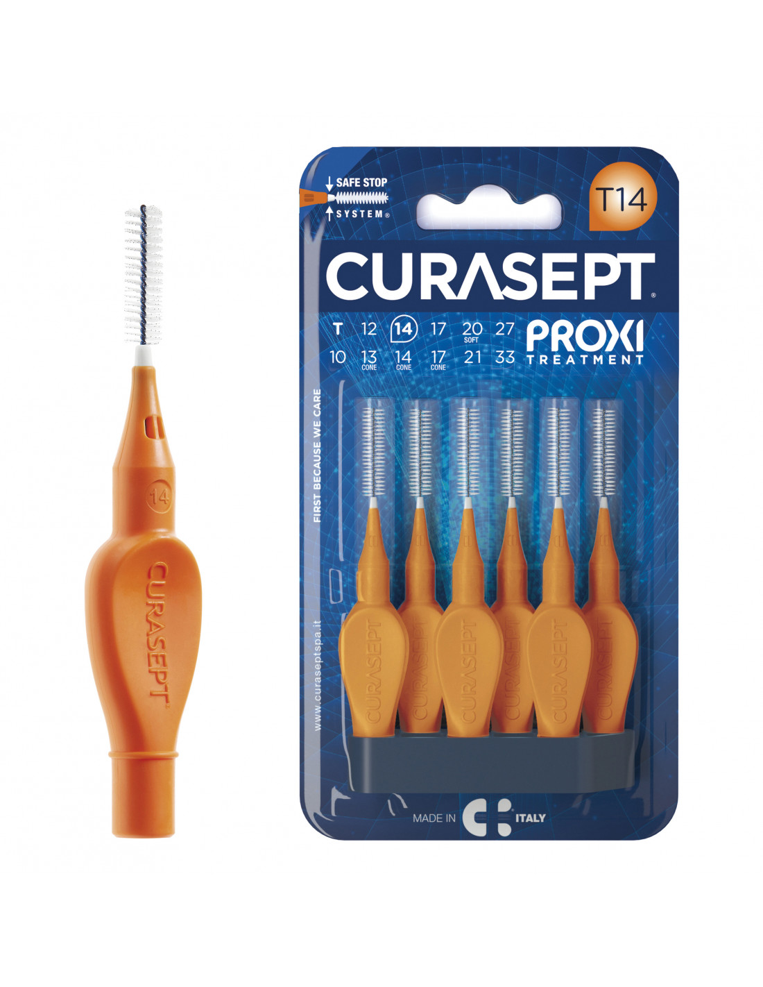 Curasept Proxi T14 1.7 Mm Per Pulizia Interdentale Ocra