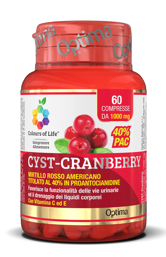 Otpima Naturals Cyst-cranberry Colours 60 Compresse