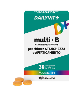Marco Viti Dailyvit+ Multi B Integratore Vitamina B 30 Compresse